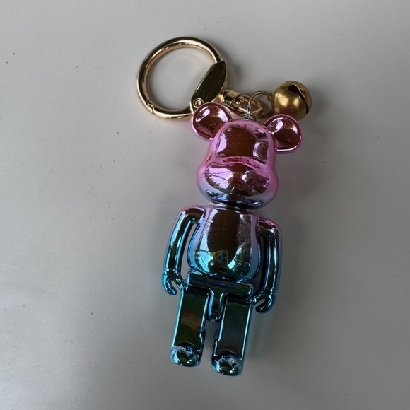 Accessories - NEW blue and purple hombre key chain or bag charm